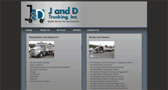 Desktop Screenshot of janddtruckinginc.com